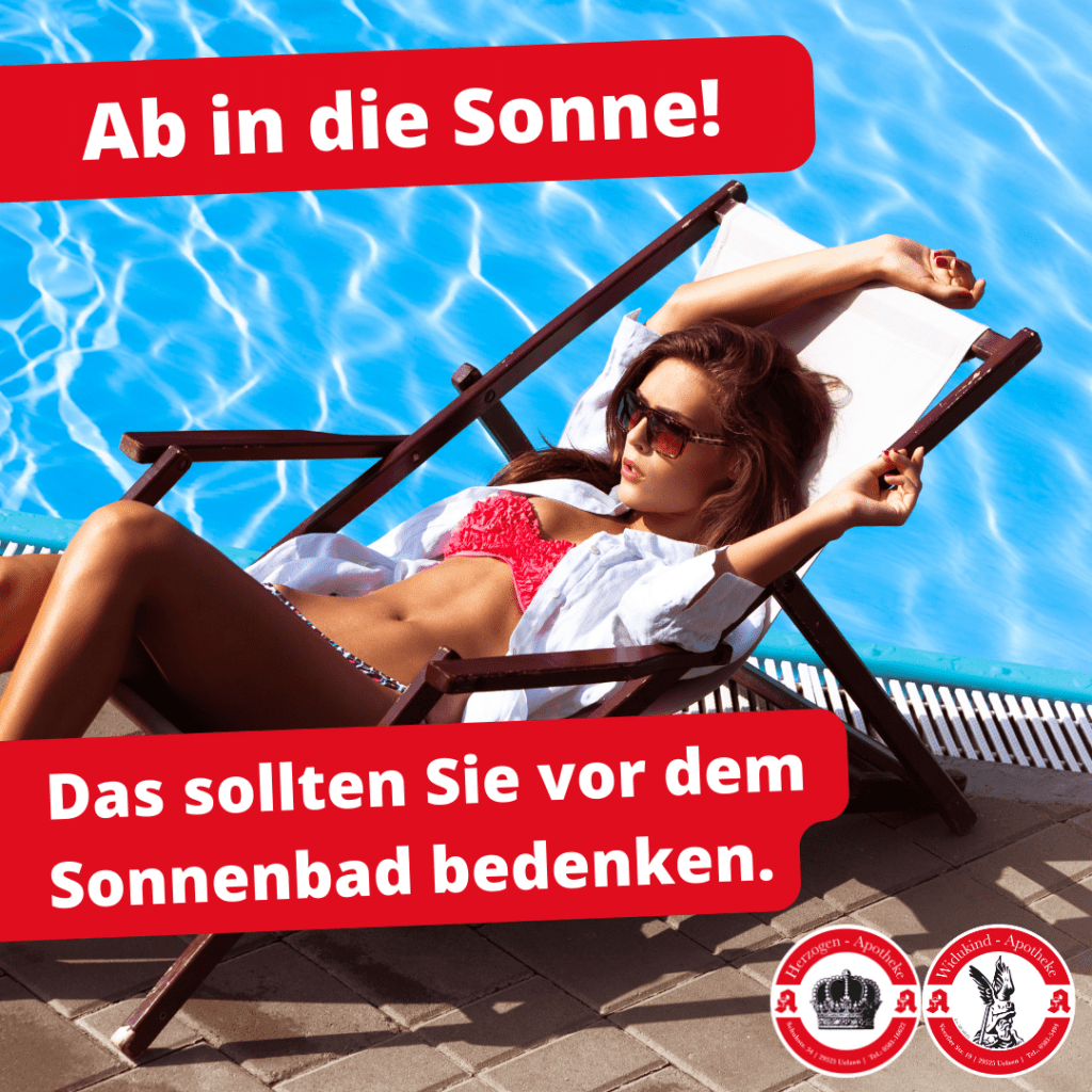 Sonnenschutz im Frühling von der Widukind-Apotheke Uelzen