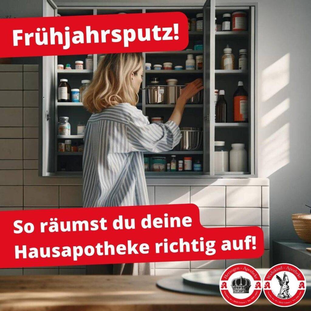 Frühajahrsputz Hausapotheke