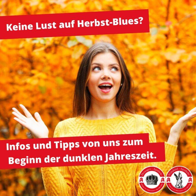 Gesundheitstipps für den Herbst von der Widukind-Apotheke aus Uelzen