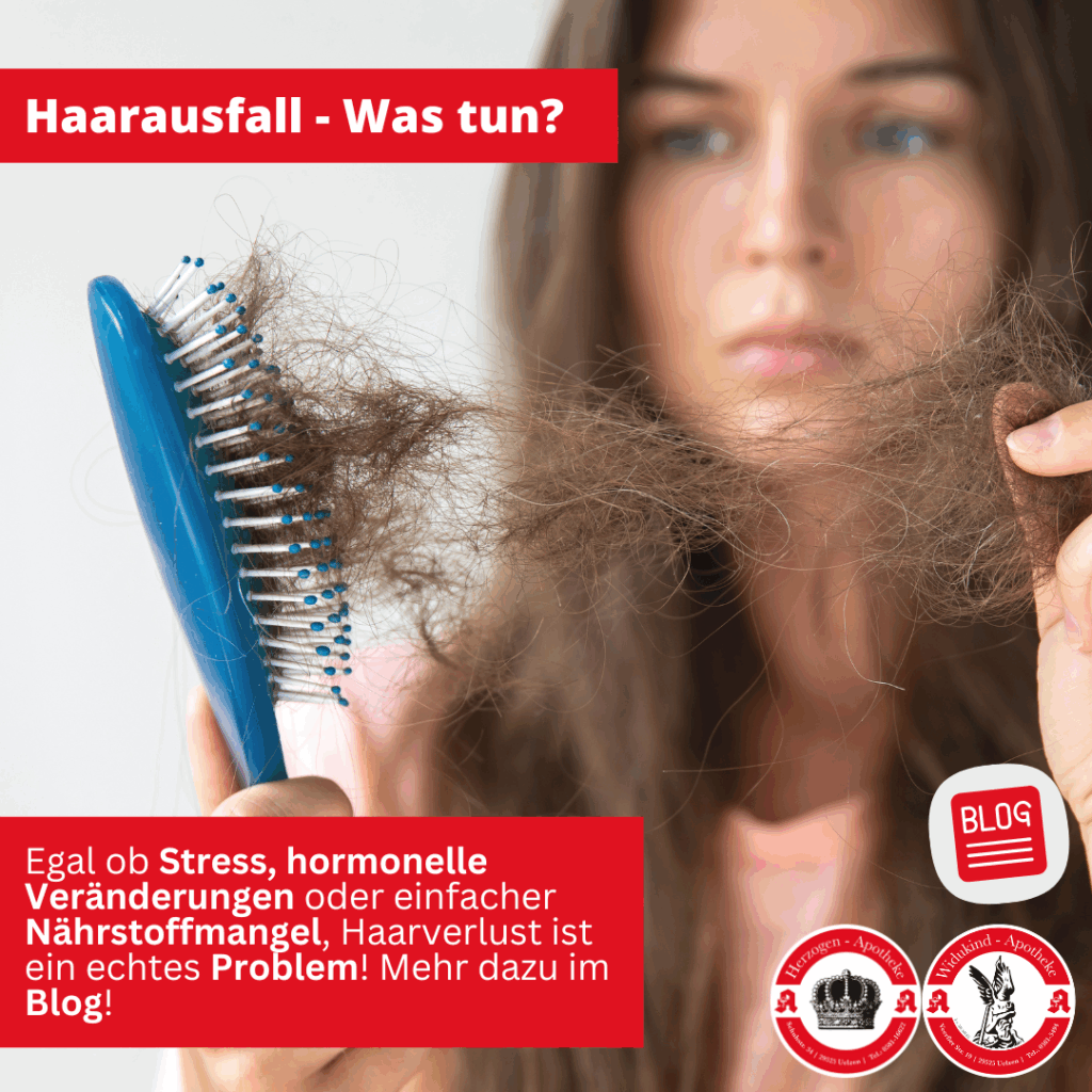 Haarausfall - Beratung von der Widukind-Apotheke in Uelzen