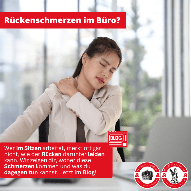 Rückenschmerzen nach einem Arbeitstag im Büro? Wir zeigen dir, woher diese Schmerzen kommen und wie du diesen vorbeugen kannst.